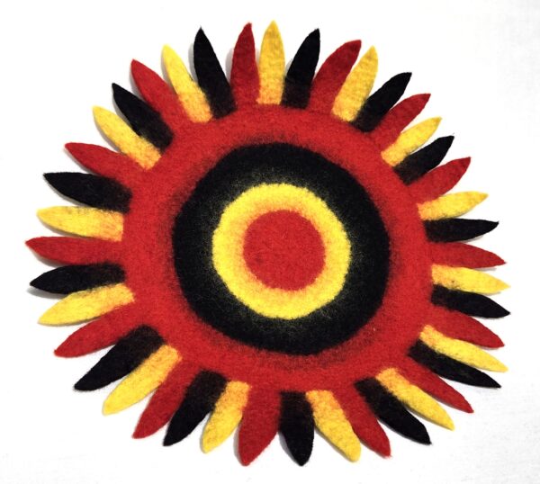 Star Felt Mat - Indigenous